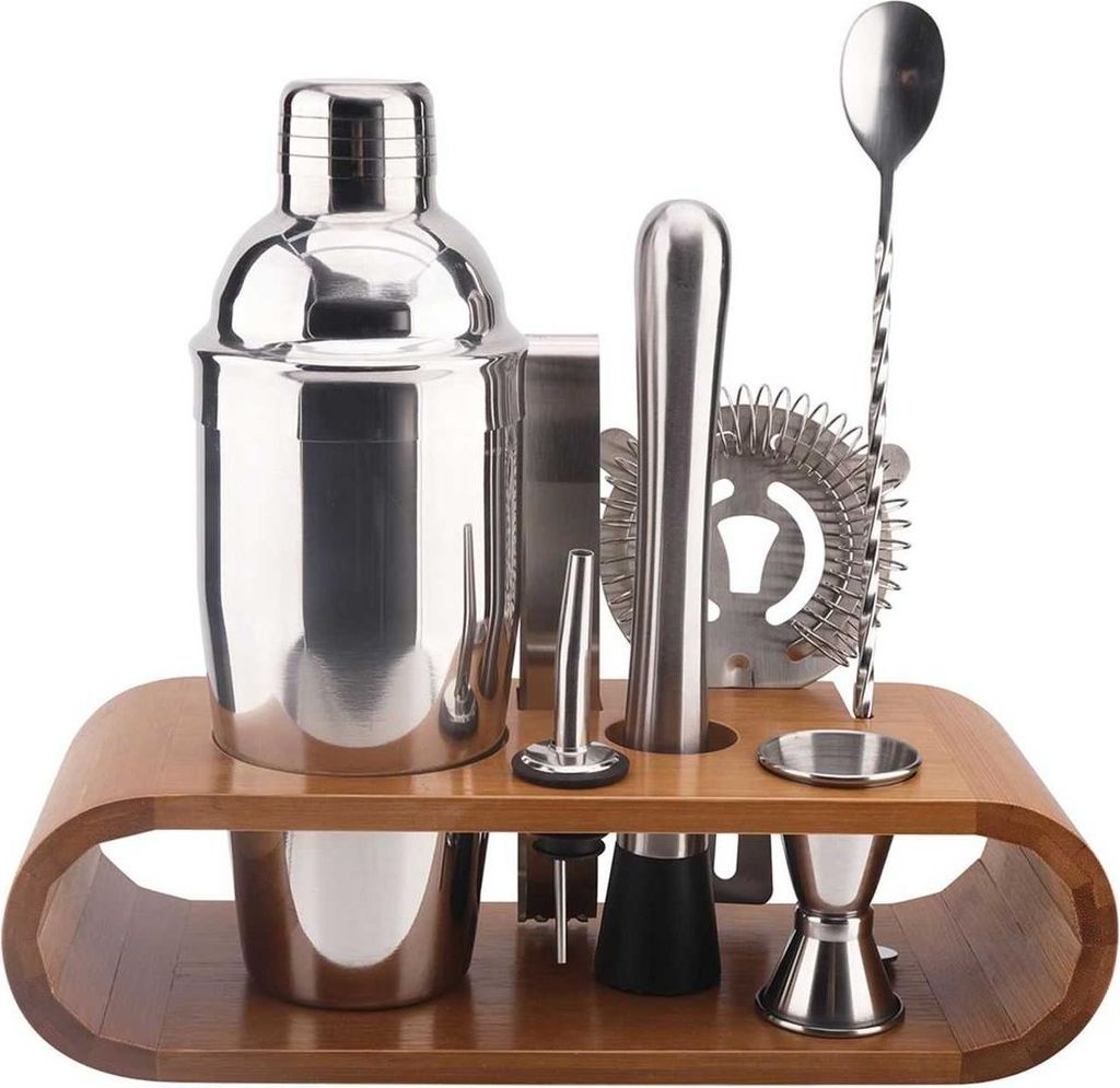 HowHomely Cocktailmixset Cocktail Shaker Edelstahl 7er Set