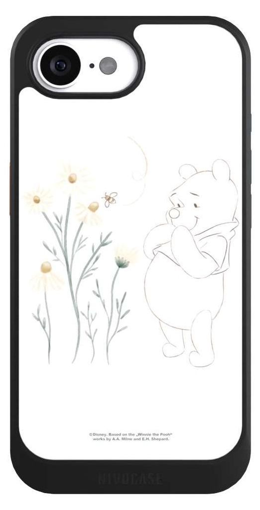 NIVOCASE Hülle für Apple iPhone 16e Handyhülle NIVOcore Case Schwarz Biene Disney Winnie Puuh