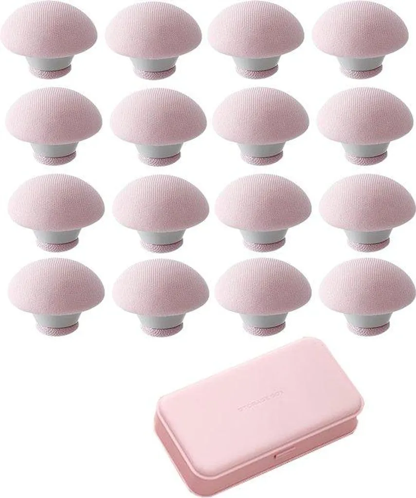 16 clips de plafond plastiques ronds antidérapants avec système de verrou