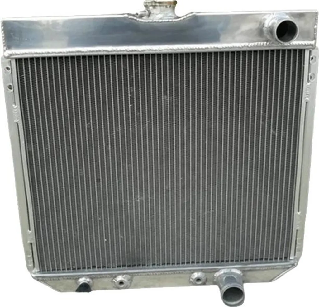 Radiateur automobile aluminium renforcé 500 x 405 mm épaisseur 52 mm