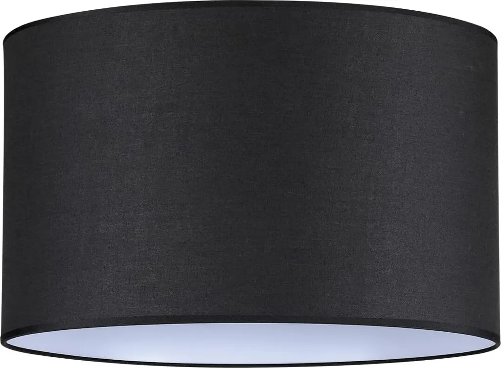 Eleganza Notturna: Paralume Ideal Lux D45 Nero Set Up in Tessuto