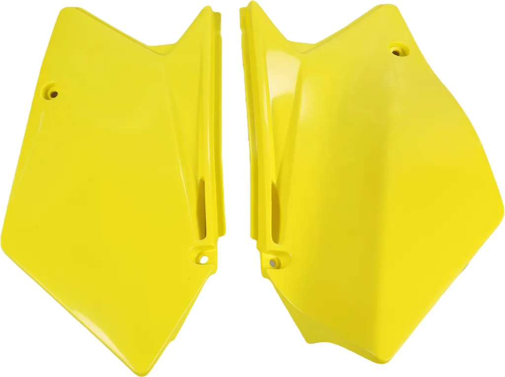 Carénage latéral UFO PLAST Suzuki RM-Z 450 2005-2006 Jaune OEM 01-26
