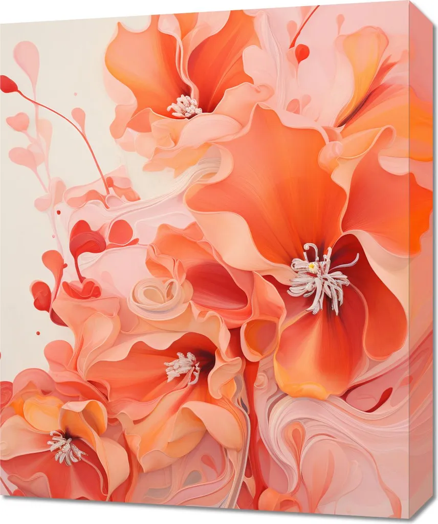 Affiche d'Art Passion fluide 50 x 60 cm - Impression Murale Moderne