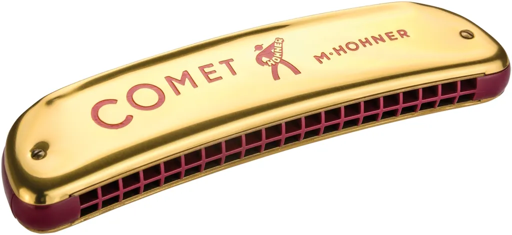 Hohner Comet 40 C - Harmonica Embouchure Incurvée et Sonorité Riche