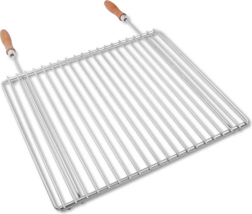 Nerezový rošt s nastavitelnou šířkou 45-55x37cm s rukojetí Obrázek produktu 