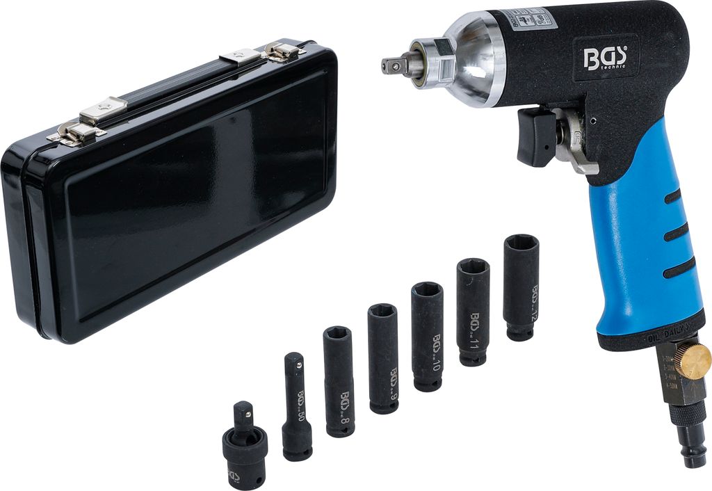 BGS technic Air Impact Wrench Set for Glow Plugs, 2,24 kg, Obrázek produktu 