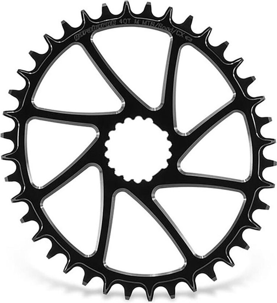 Garbaruk Cannondale Hollowgram Ovales Kettenblatt Silber 52t Silber 52t