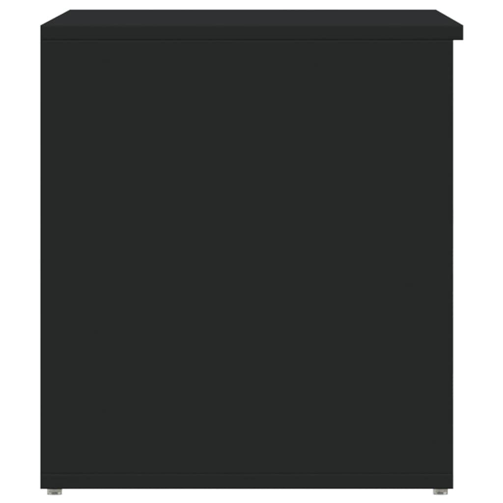 vidaXL Aufbewahrungstruhe Schwarz 84x42x46 cm Holzwerkstoff Produktbild 5