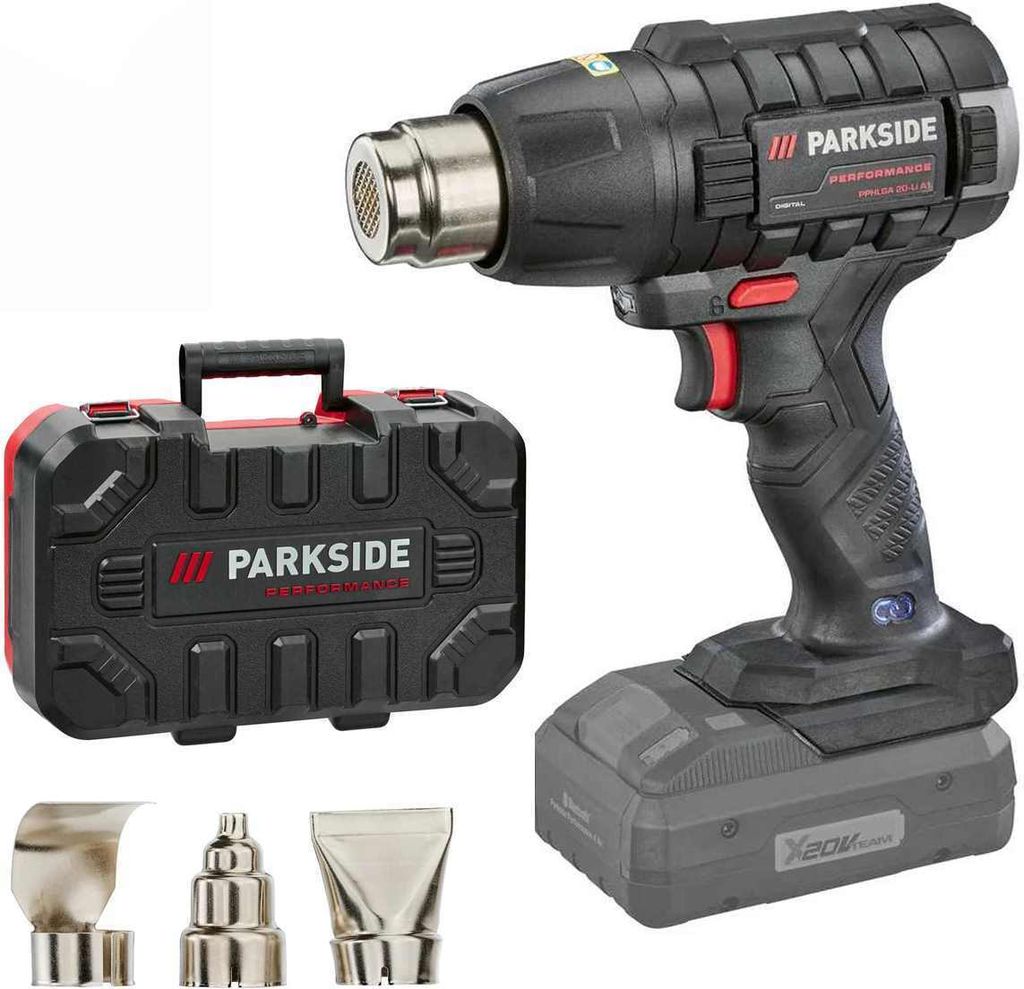PARKSIDE PERFORMANC® 20V Heißluftgebläse PPHLGA 20-Li, ohne Produktbild 