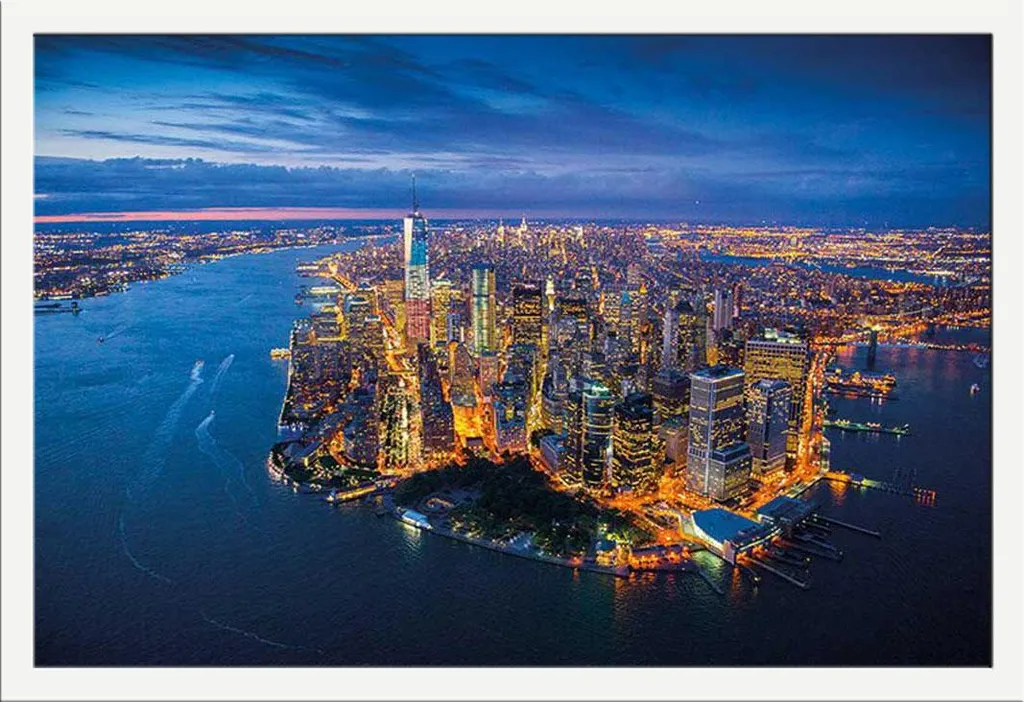Idea Regalo: Poster New York Jason Hawkes con Cornice Shinsuke