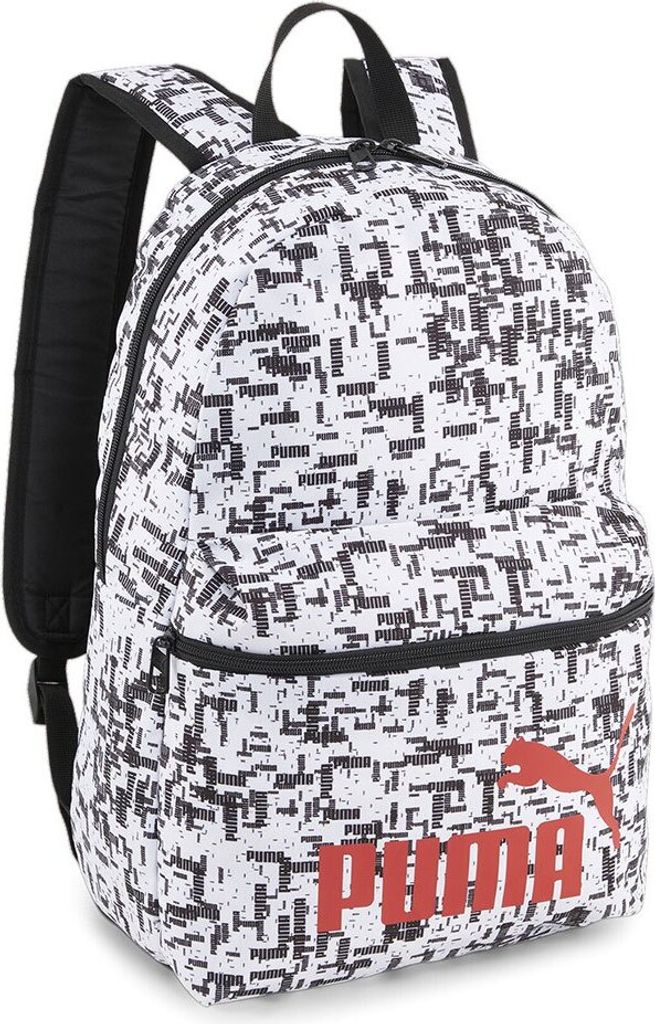 PUMA Rucksack Phase AOP Backpack PUMA Black-B&W AOP weiß