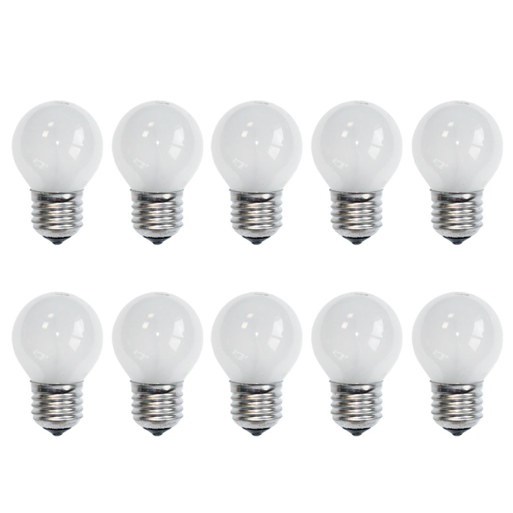 10 x Glühbirne Tropfen 40W E27 MATT Glühlampe 40 Watt Produktbild 