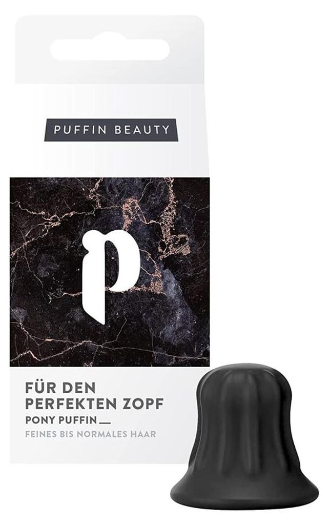 PONY PUFFIN Haarstütze onyx USA 3,5cm schwarz Produktbild 