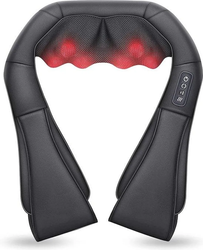 Appareil massage Shiatsu chauffant pour nuque et épaules - Mode 3 vitesses