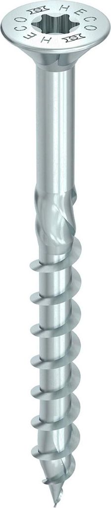 HECO-Topix-Plus-Schraube - Ø4x30mm - Senkkopf mit Frästaschen - Teilgewinde - T20 - Packung mit 1000 Stück - 60434
