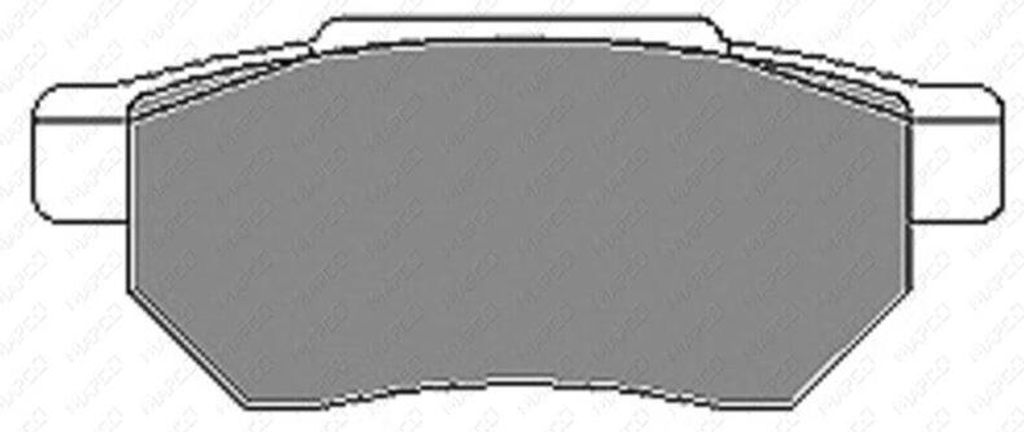 Scheibenbremsbelagsatz HA, HONDA CIVIC, CRX II, III, ROVER 25, 45, 200, 400