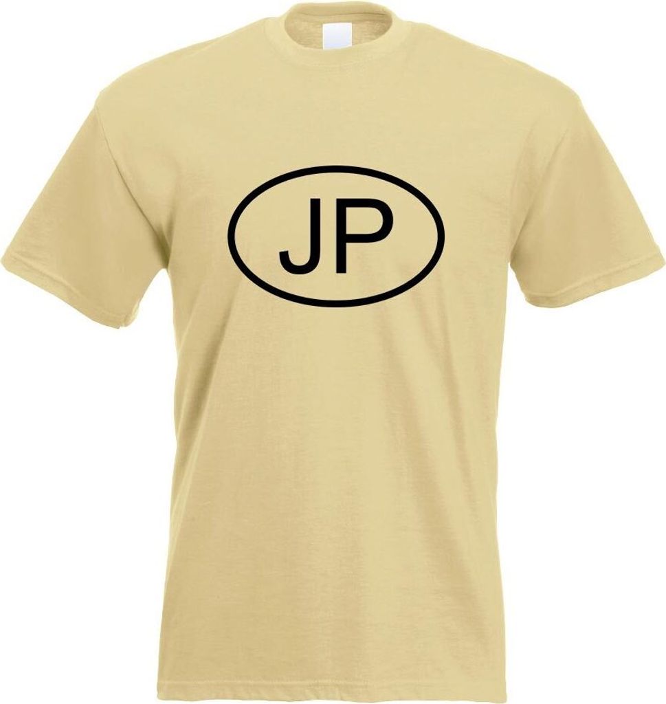 Kiwistar - T-Shirt - Khaki - Japan JP Motiv Bedruckt Funshirt Design Print - mit Motiv Bedruckt - Funshirt Design - Sport - Freizeit - Herren - XXL