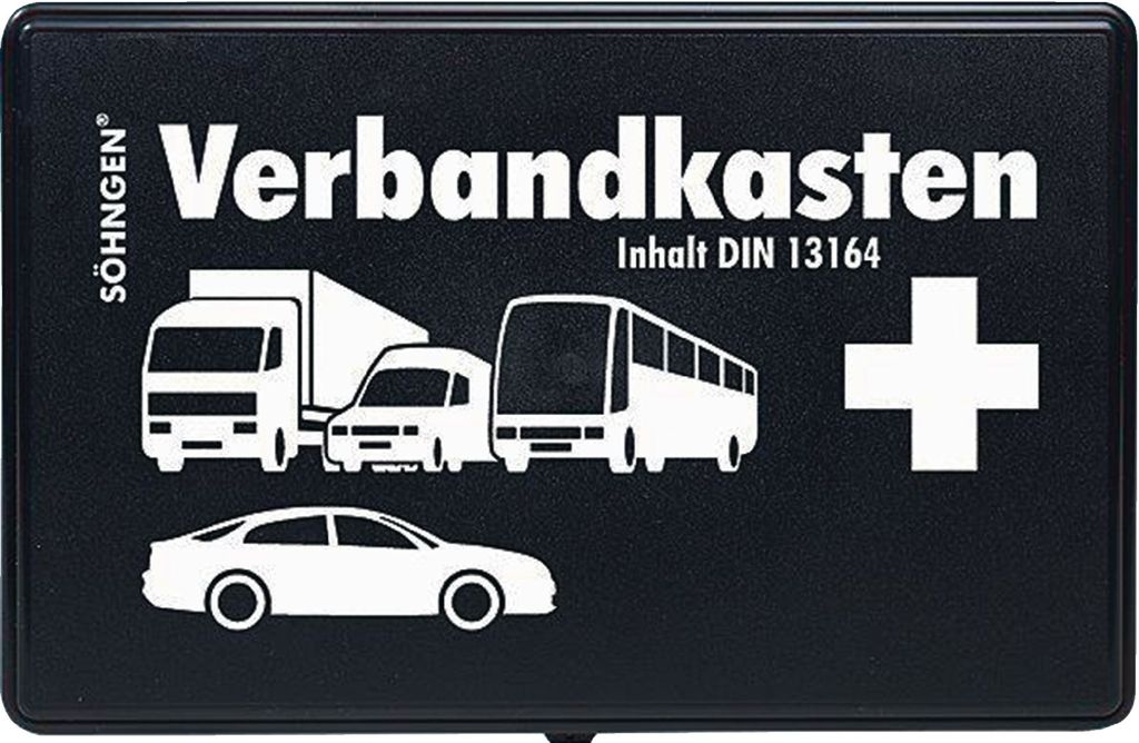 SÖHNGEN KFZ-Verbandkasten KU DIN 13164 bestückt schwarz