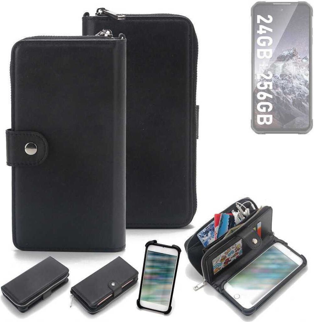 K-S-Trade 2in1 Handyhülle Schutzhülle kompatibel mit iiiF150 Air1 Ultra+ & Portemonnee Cover Handy Hülle Case Etui Geldbörse Wallet Bookstyle
