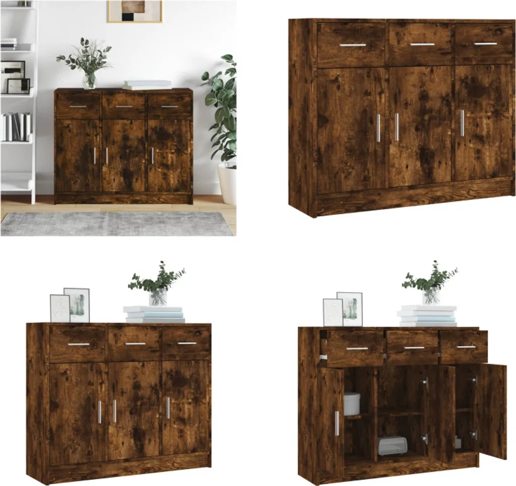Offerta vidaXL Credenza Rovere Affumicato 91cm - Solo per Veri Affari
