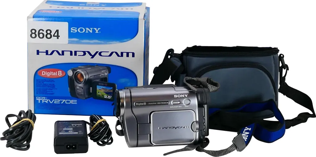 Sony DCR-TRV270E Handycam Digital 8 SteadyShot - Caméscope d'Origine