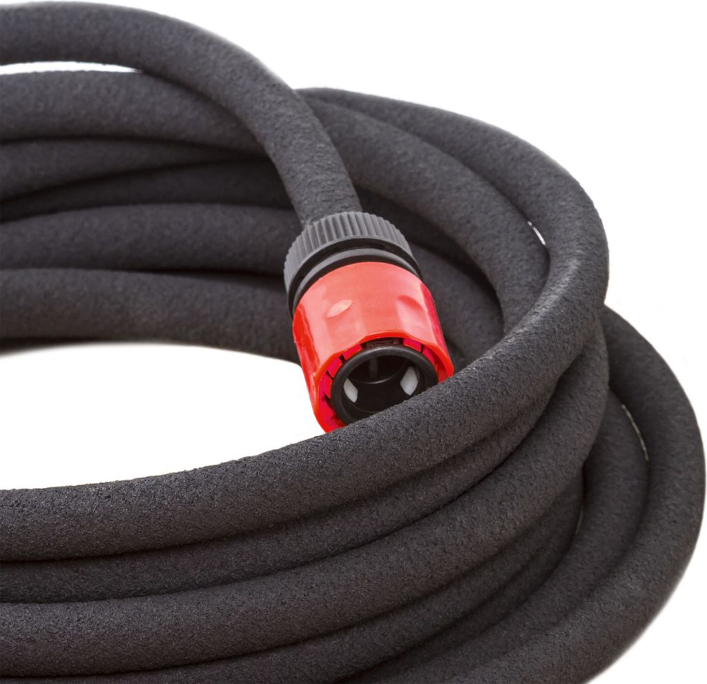 Wiltec Perlschlauch 30m mit feinen Poren, unter- und oberirdisch verlegbarer Gartenschlauch Tropfschlauch Bewässerung Wasserschlauch Bewässerungs...