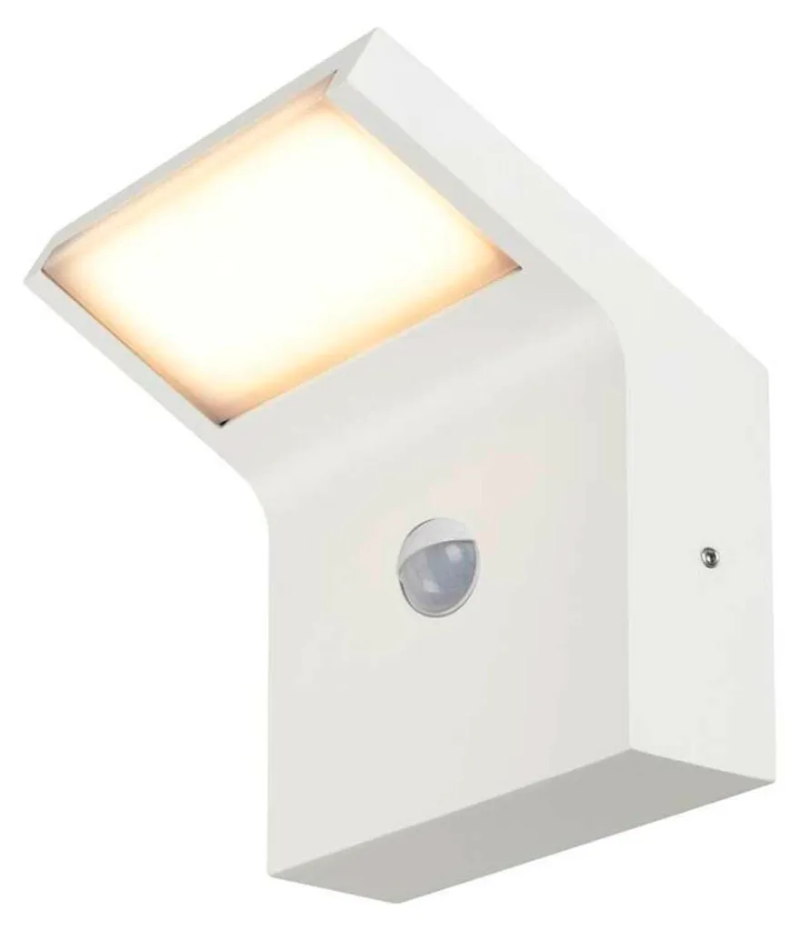 Applique murale LED blanche avec détecteur de mouvement IP54 SLV ORDI II