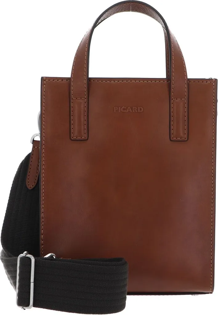 Petit sac trotteur cuir marron clair Toscana style citadin épuré