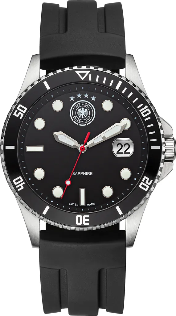 Montre Quartz DFB 20504-2 Bracelet Silicone Confortable pour Homme Actif