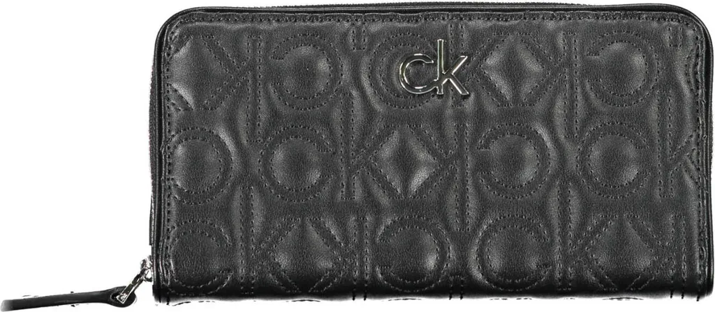 Calvin Klein Portefeuille Femme Noir SF8819 en Autres Fibres Taille Unique