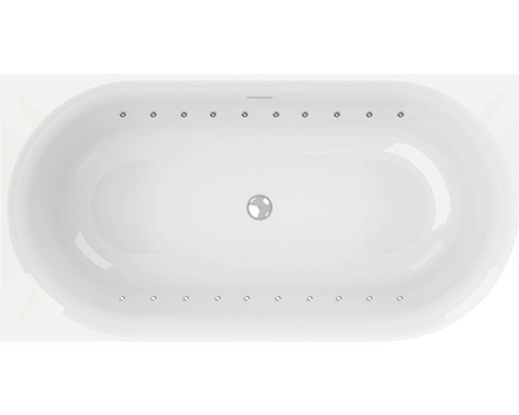 Badewanne OTTOFOND Afinar Corner XS 80 x 155 cm rechte Ecke abgerundet weiß glänzend mit Schürze 71320