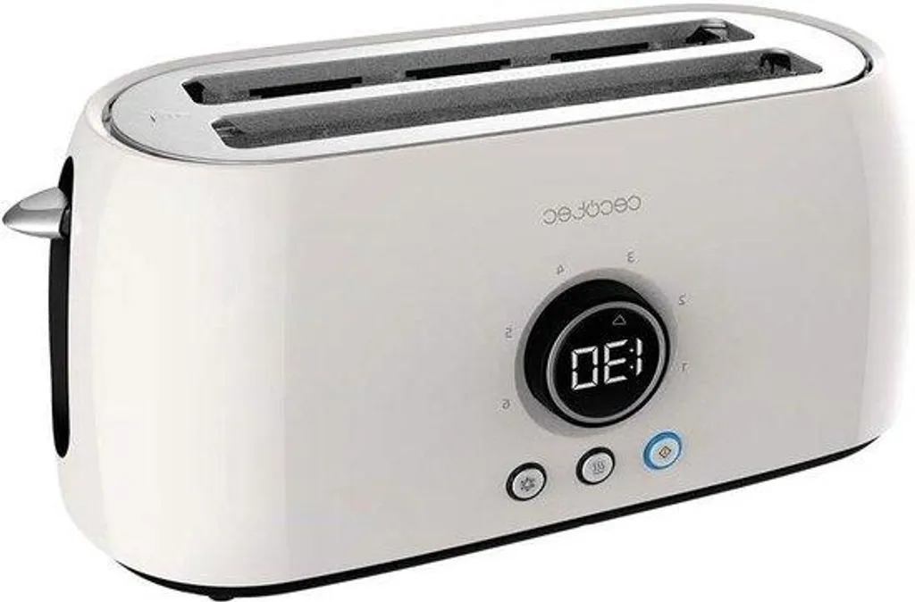 Grille-pain 2 fentes 1500W beige : fini le pain froid ou mal grillé