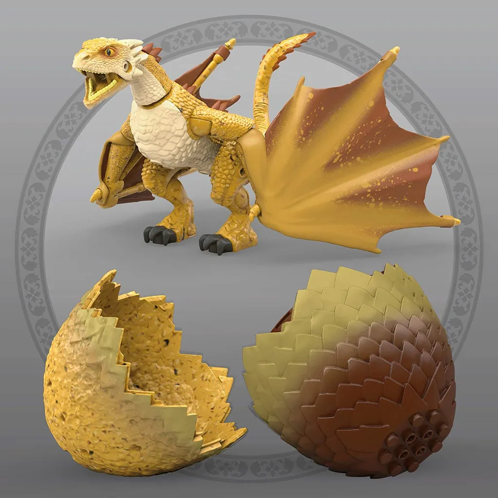Œuf de Dragon Viserion Articulé Mega Construx Probuilder Thème GoT - 12