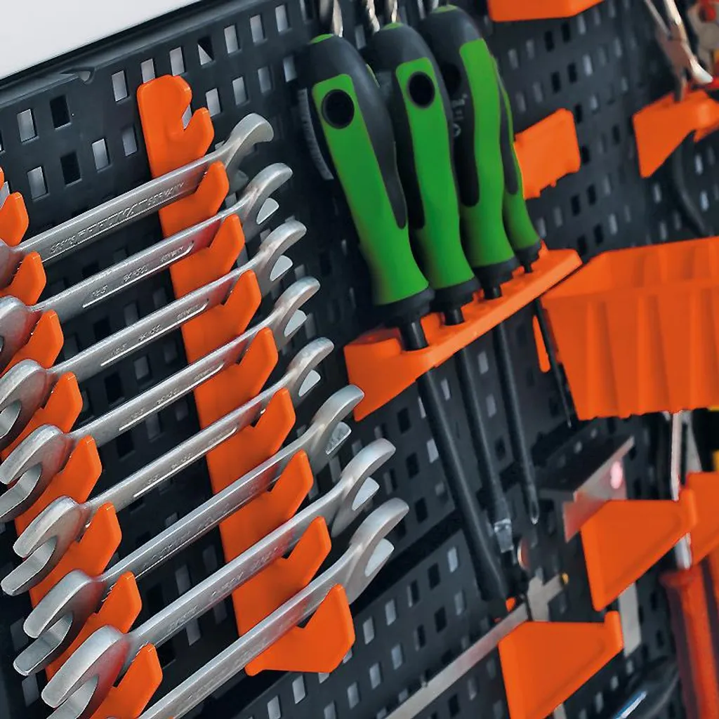 Support outils ORDERLINE NTB1 mural modulable avec crochets robustes - 4