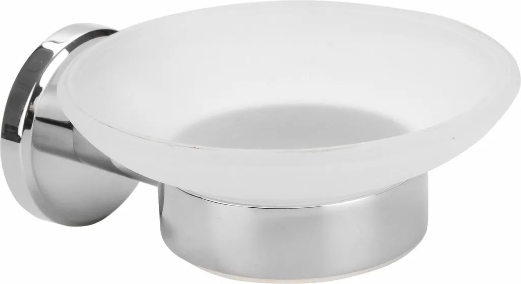 Portasapone a Muro Cromo 5339 - Design Minimalista per Bagni Luxury