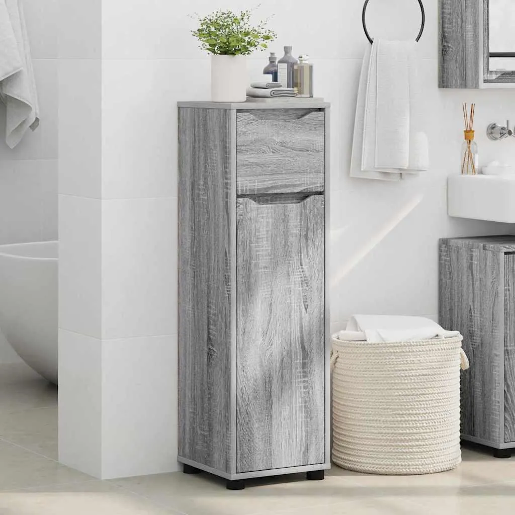 Trasforma il tuo Bagno in una Spa con vidaXL Grigio Sonoma - 3