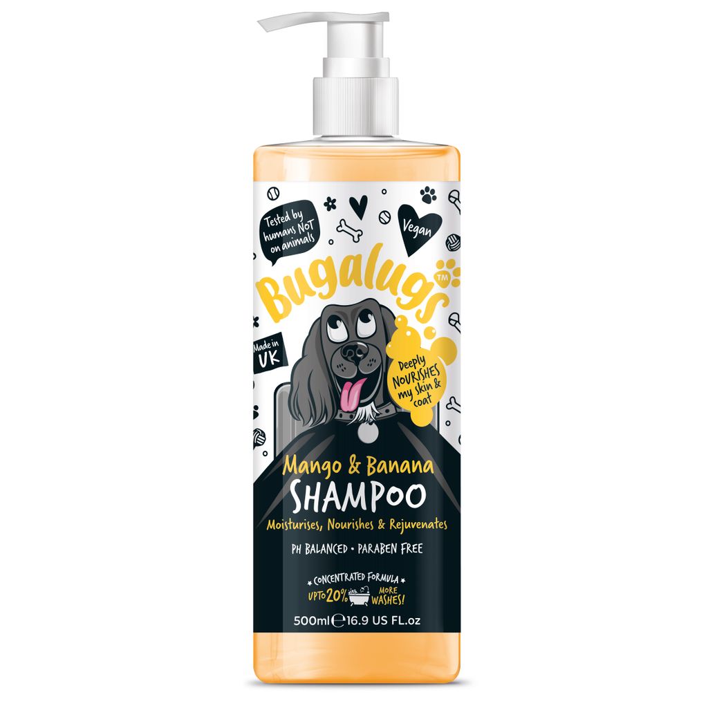 Bugalugs Hundeshampoo Mango Banane 500 ml Vegan Produktbild 