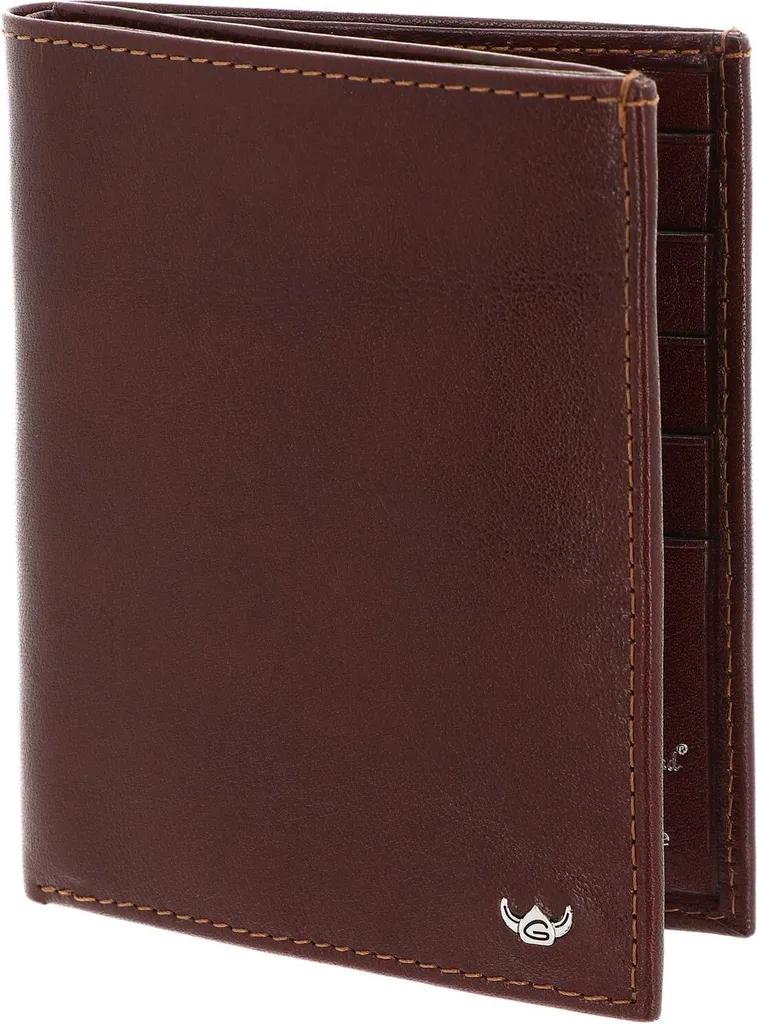 Golden Head Colorado RFID Billfold Étui Carte de Crédit Cuir Tabacco