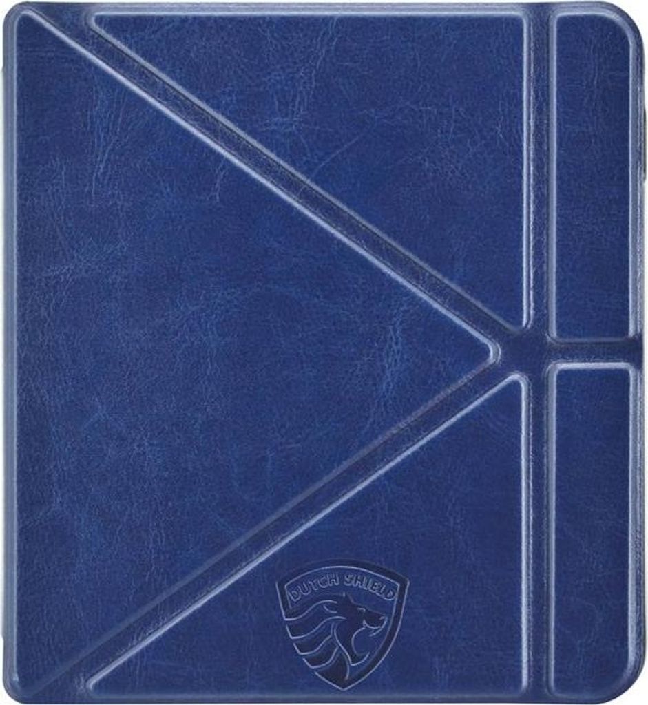 Dutch Shield - Origami Case Hülle für das Tolino Vision 6 Ebook - Klapphülle Ereader Schutzhülle Cover Blau