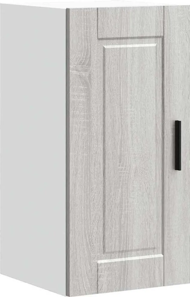 Offerta Mobile Parete Porto Grey Sonoma | Cucina Legno Resistente