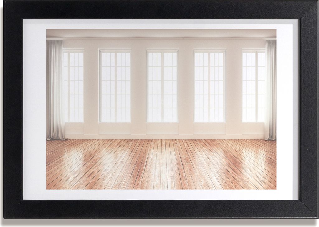Bild 30x20 MDF-Rahmen, Wandkunst helles Interieur