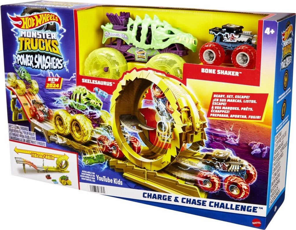 Hot Wheels Monster Trucks HXT05, Monster truck i zestaw Zdjęcie produktu 