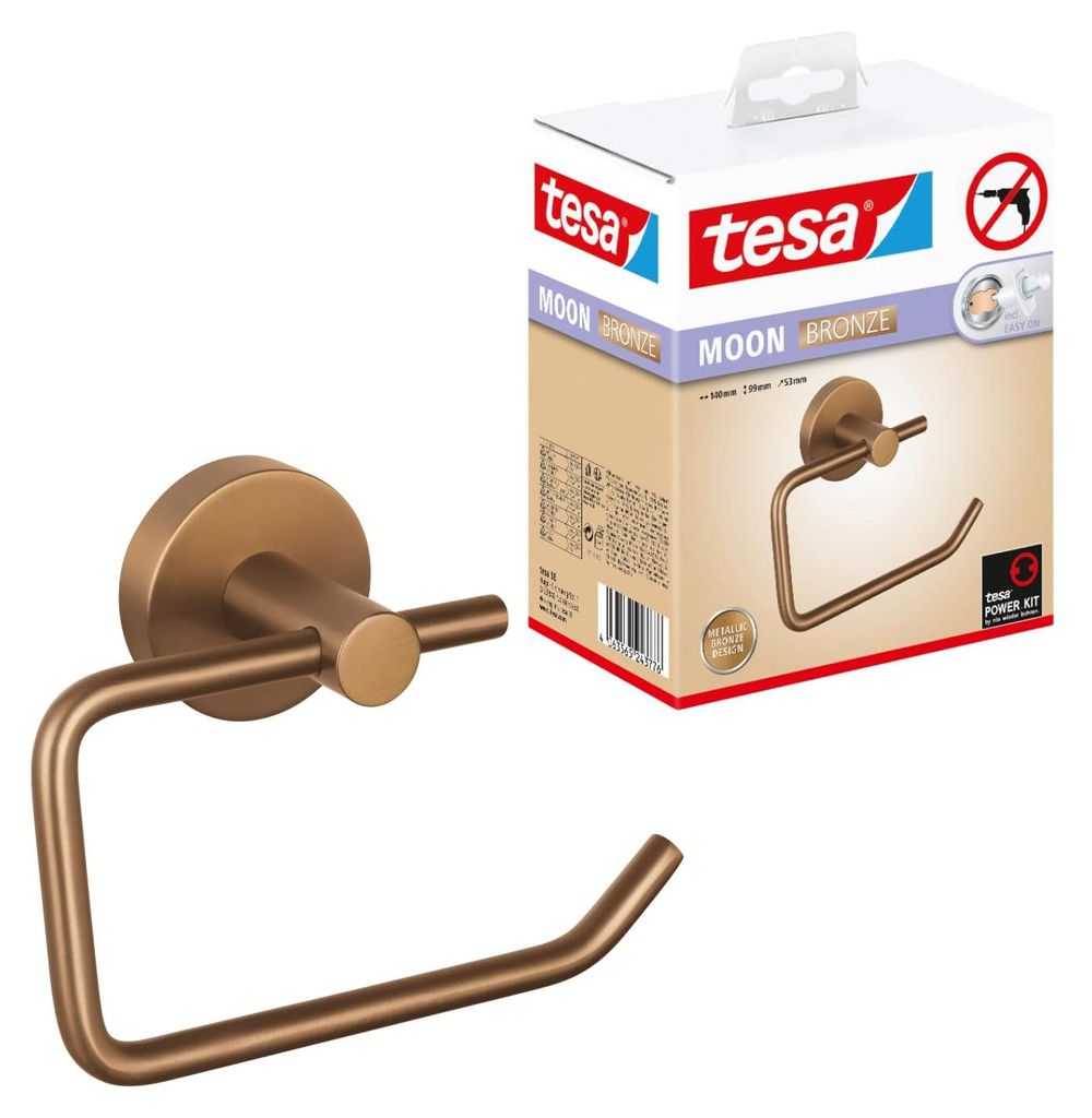 Tesa Toilettenpapierhalter MOON bronze Produktbild 