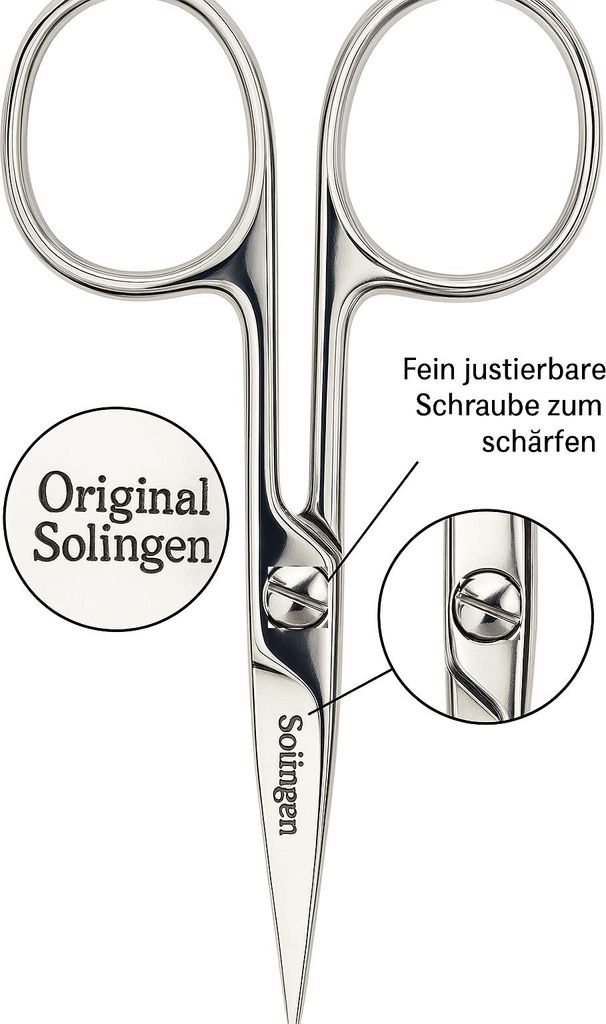 set manicure 3 pezzi Solingen con custodia in pelle, Immagine del prodotto 