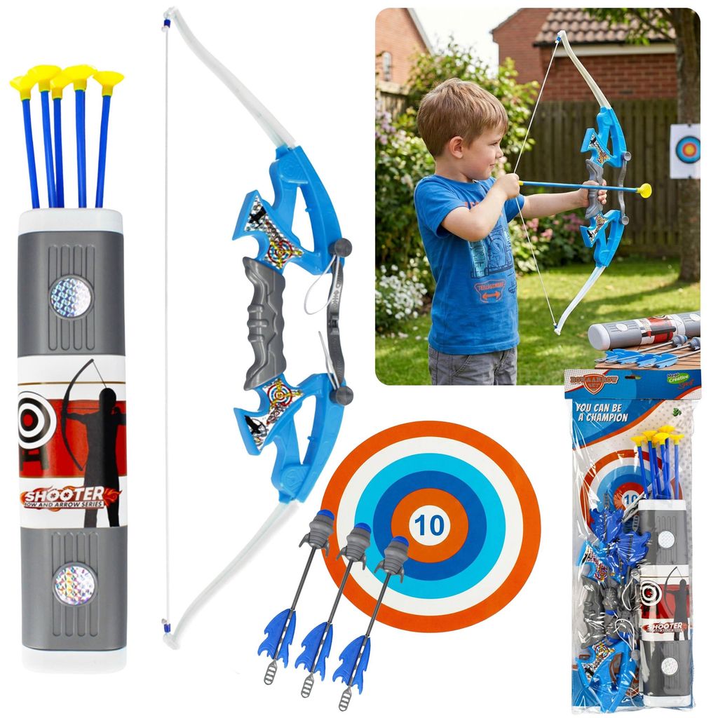 Sicheres Kinderbogen-Set mit Pfeilen und Köcher, Produktbild 