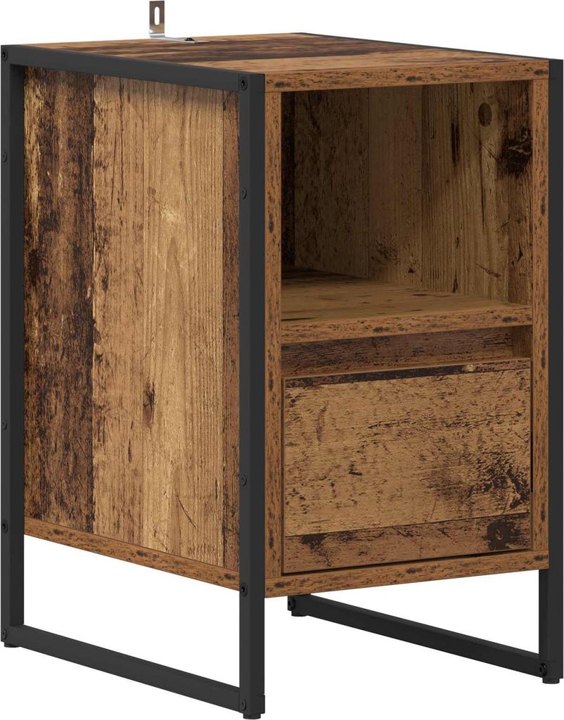 Nachttisch Altholz 39,5 x 30 x 50 cm Holzwerkstoff