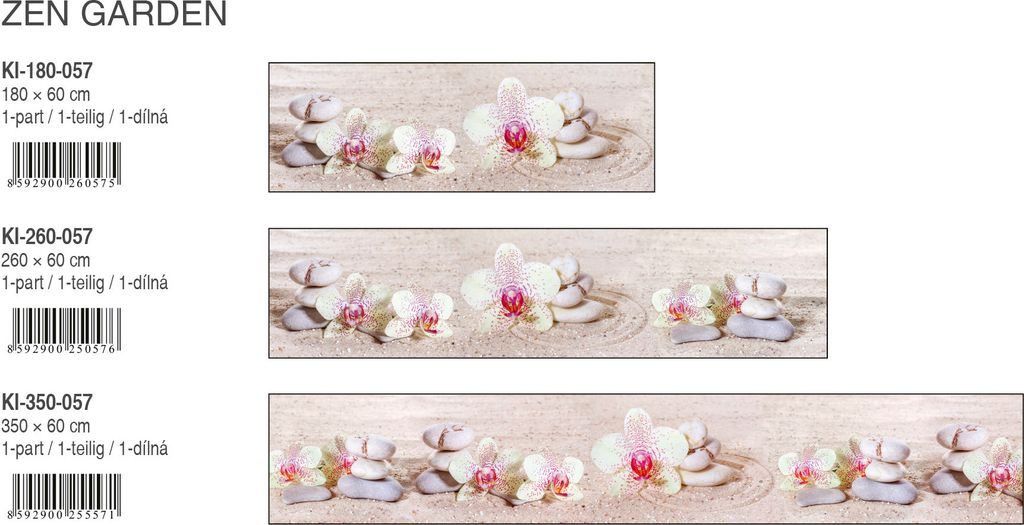 Küchenrückwand Folie selbstklebend ZEN GARTEN 260 x 60 cm - Produktbild 4