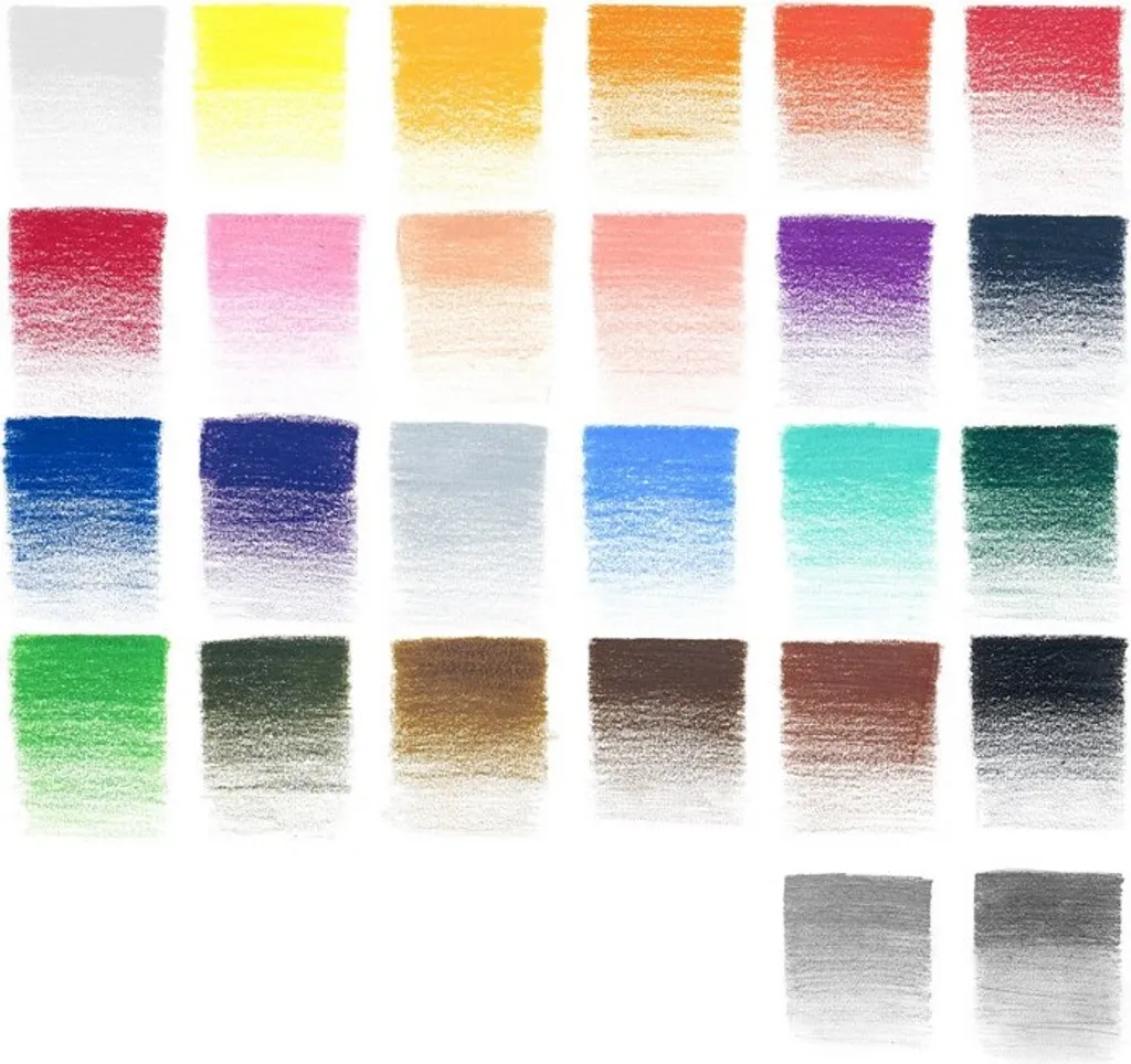 Crayons de Couleur sans Casse avec Étui de Rangement et Gomme de Précision - 4