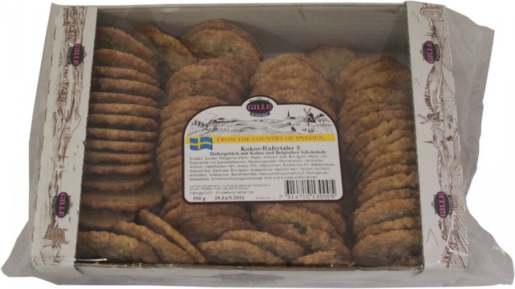 Gille Kokos-Hafertaler 550g