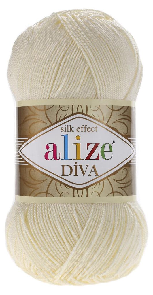 Alize Diva 1 Przędza dziewiarska Zdjęcie produktu 